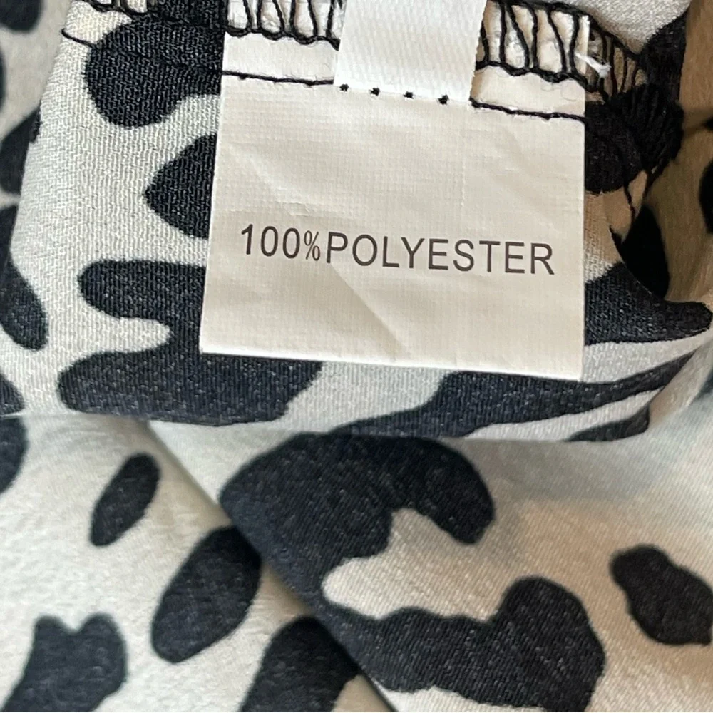 Leopard Print Ruffle Sleeve Top - Picture 10 of 10